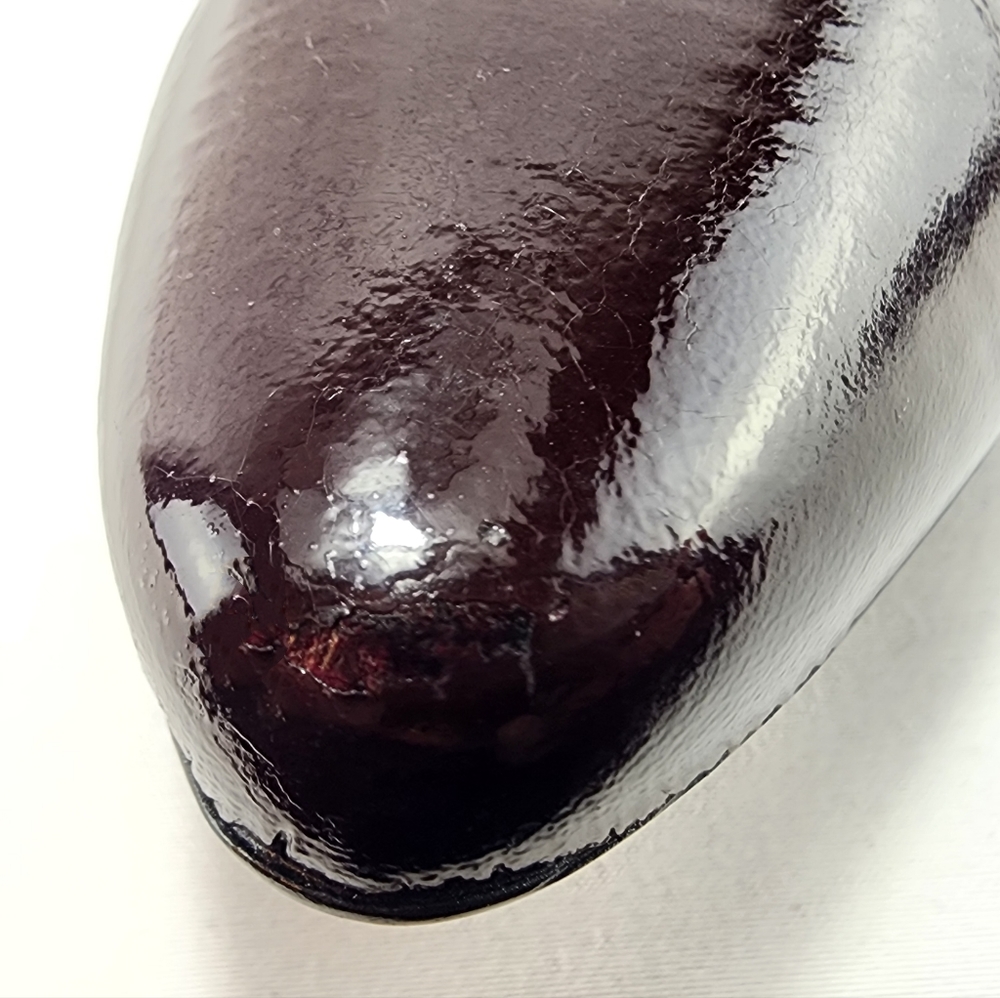 PRADA – Kitten heel approx. 2.75, burgundy, size 7.5 - Picture 10 of 11